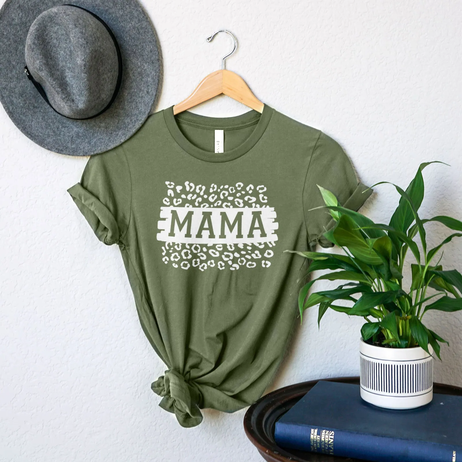 Mama Leopard Block Tee