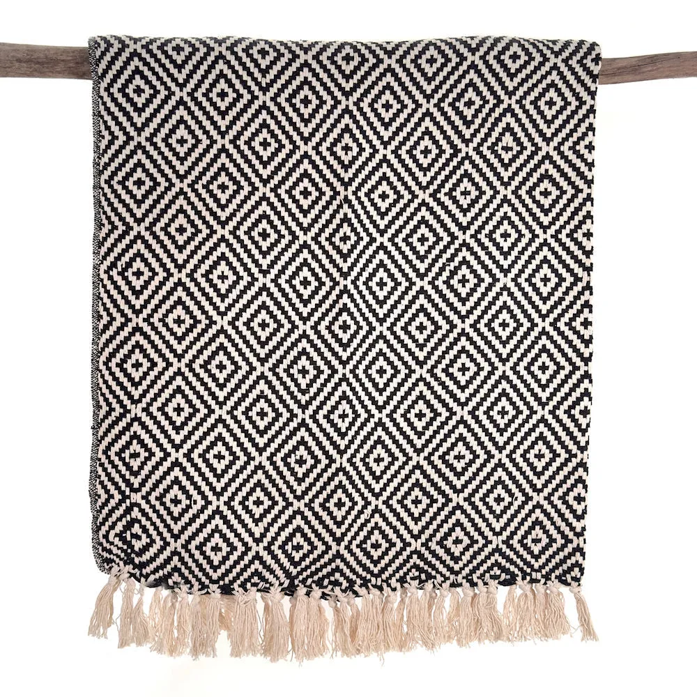 Marie Throw Blanket - Black