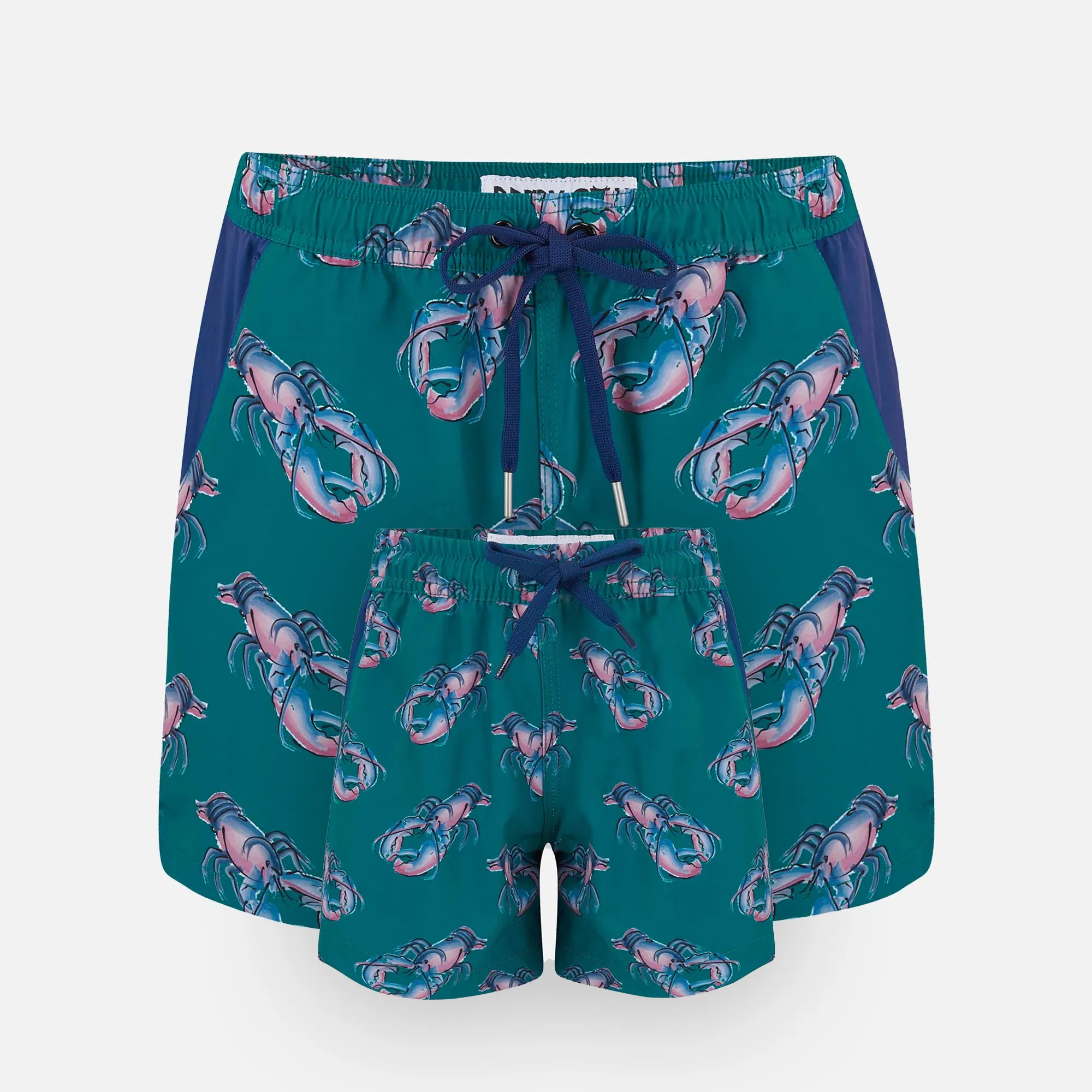 Matching Father & Son Lobster Swim Shorts