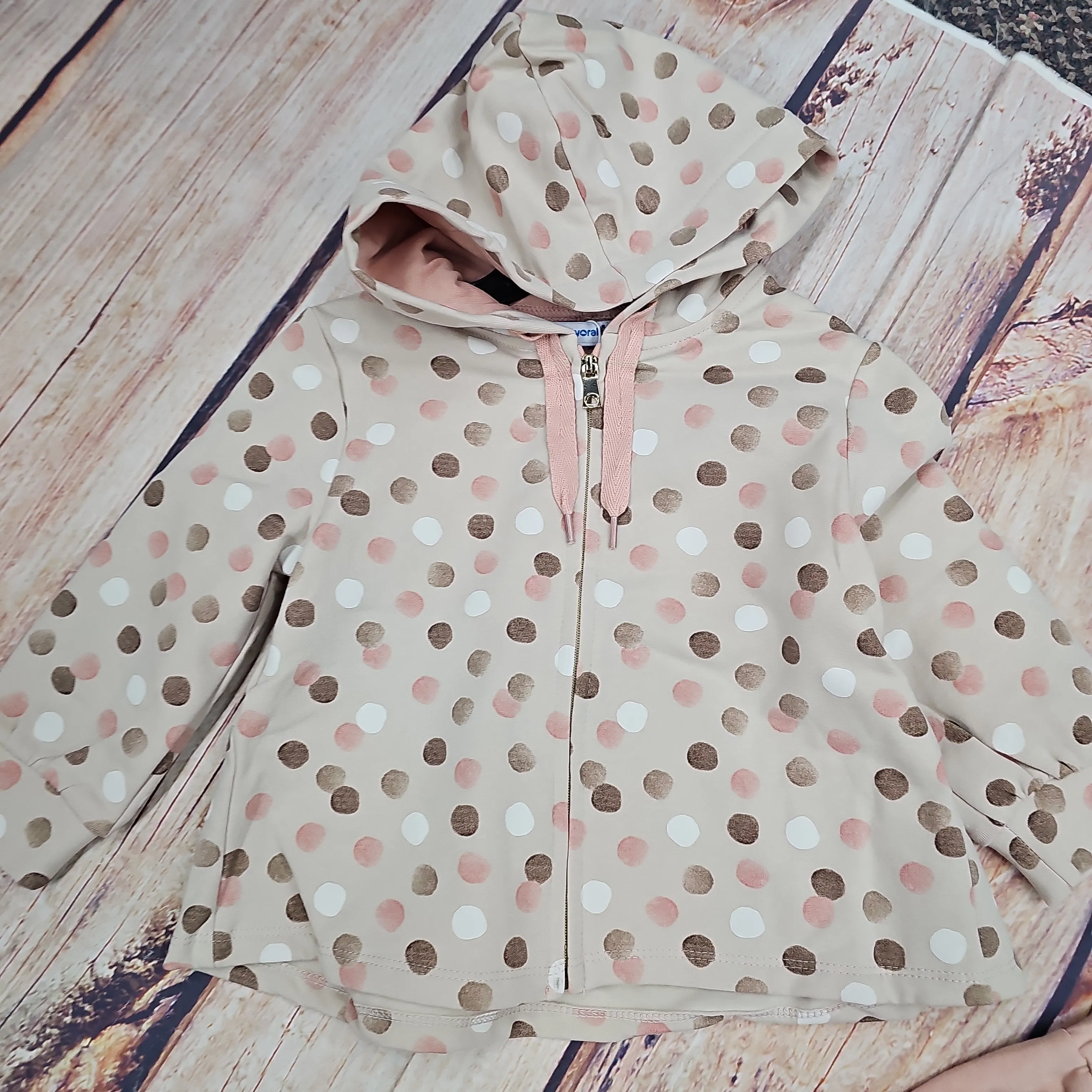 MAYORAL 2PC POKE A DOT HOODIE SET