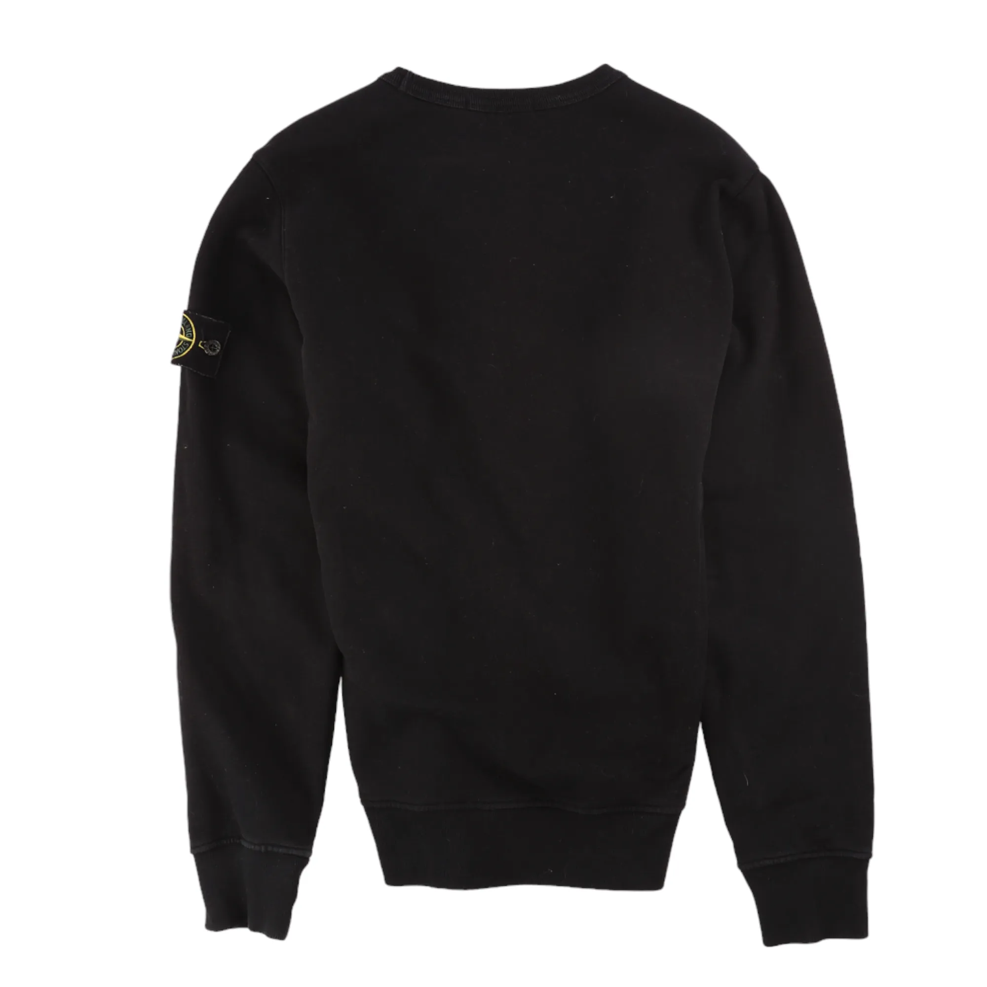 Men's Applique Logo Sweatshirt Black Size S