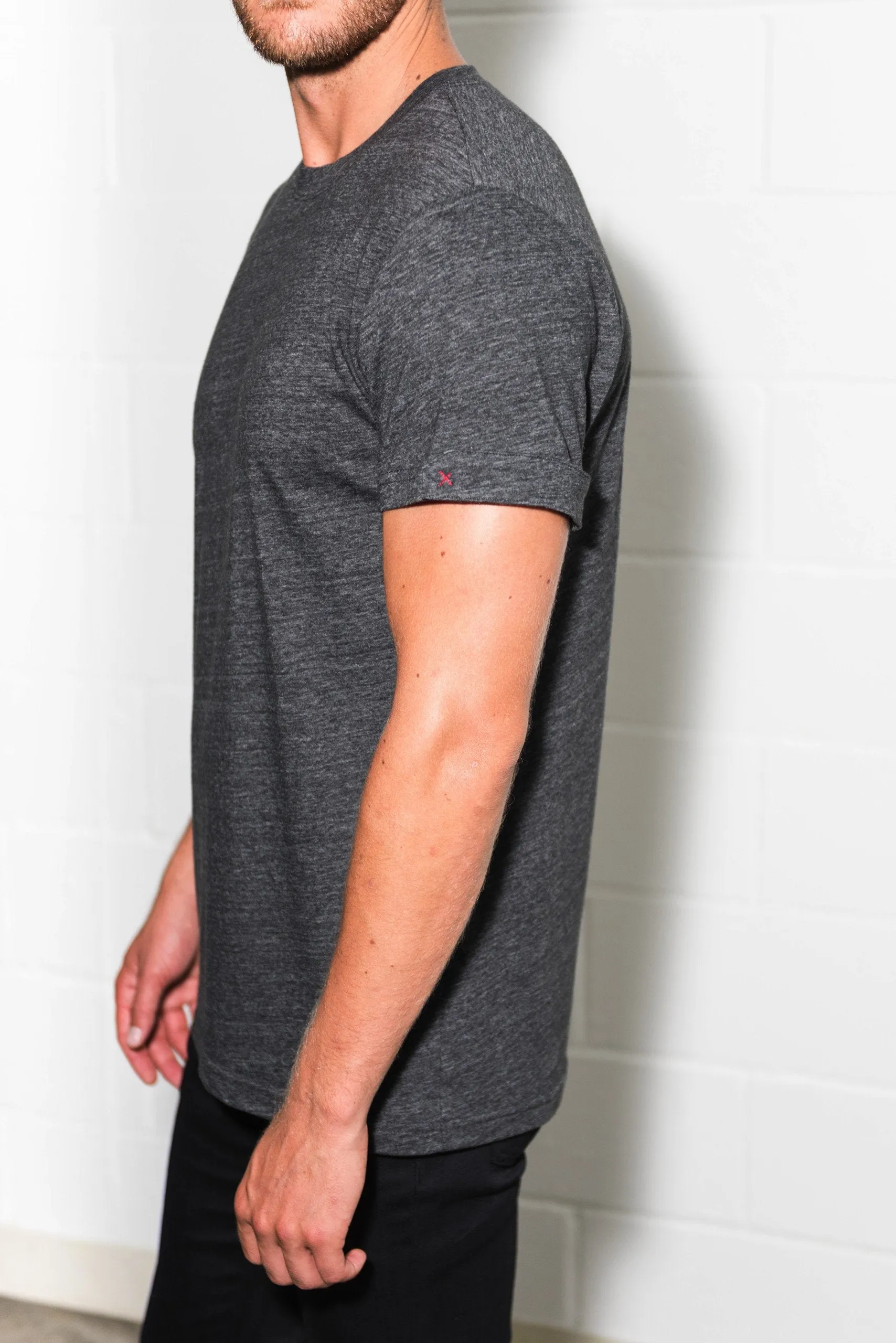 Men's Tri-Blend Tab Sleeve Tee