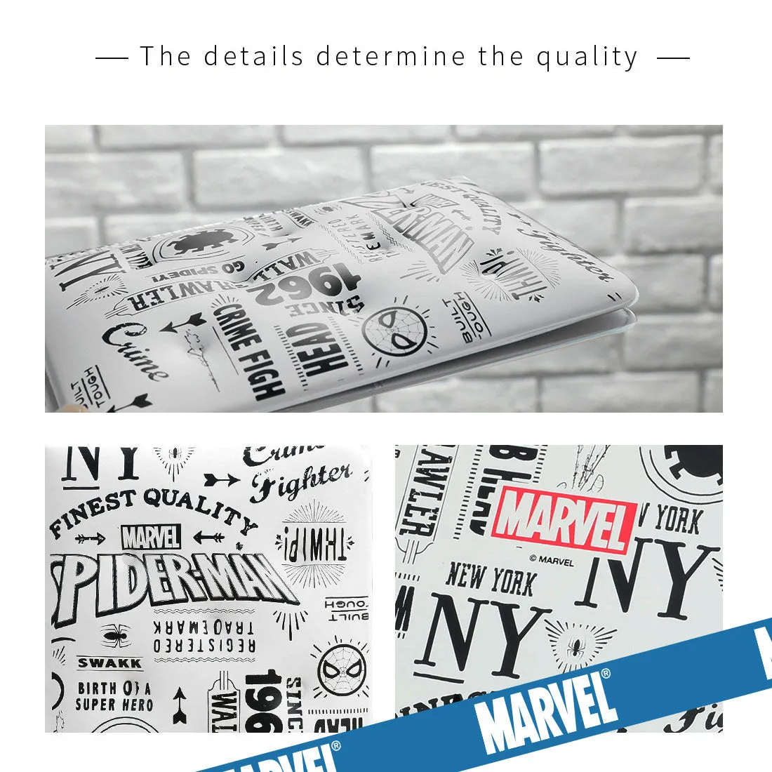 MINISO x Marvel - Simple Passport Holder Travel Wallet Cover