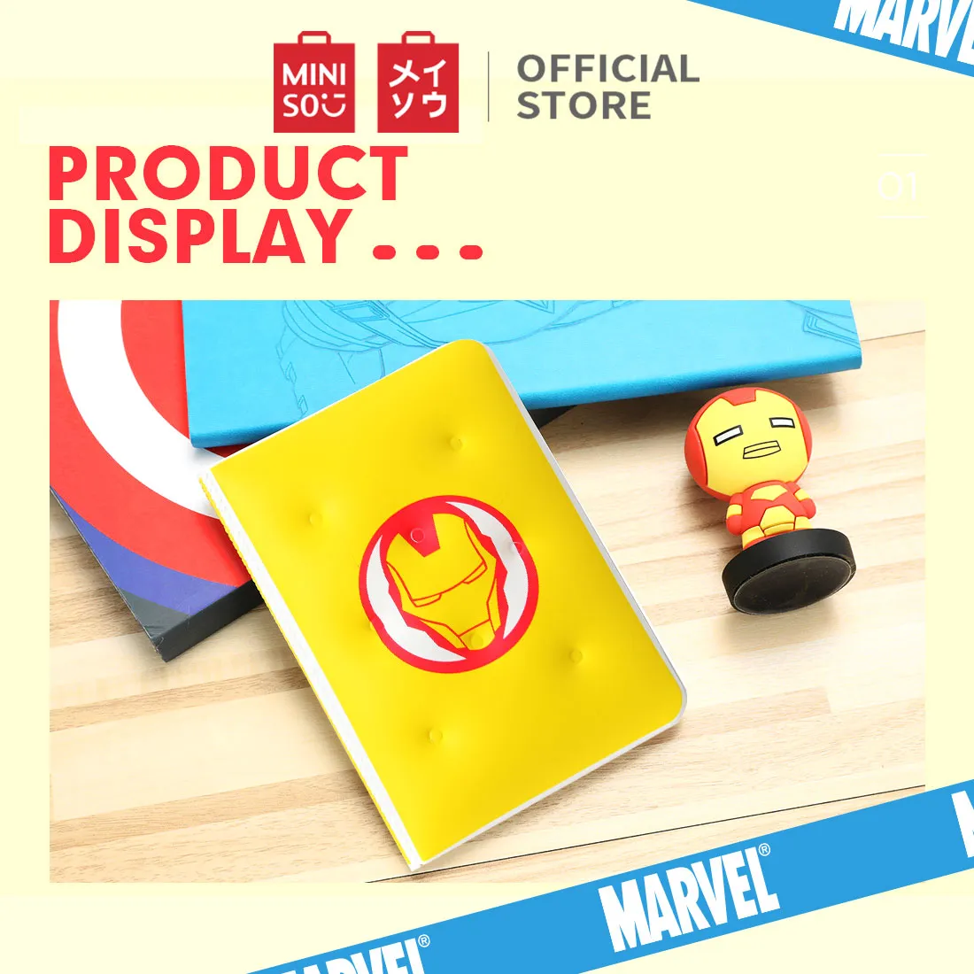 MINISO x Marvel - Simple Passport Holder Travel Wallet Cover