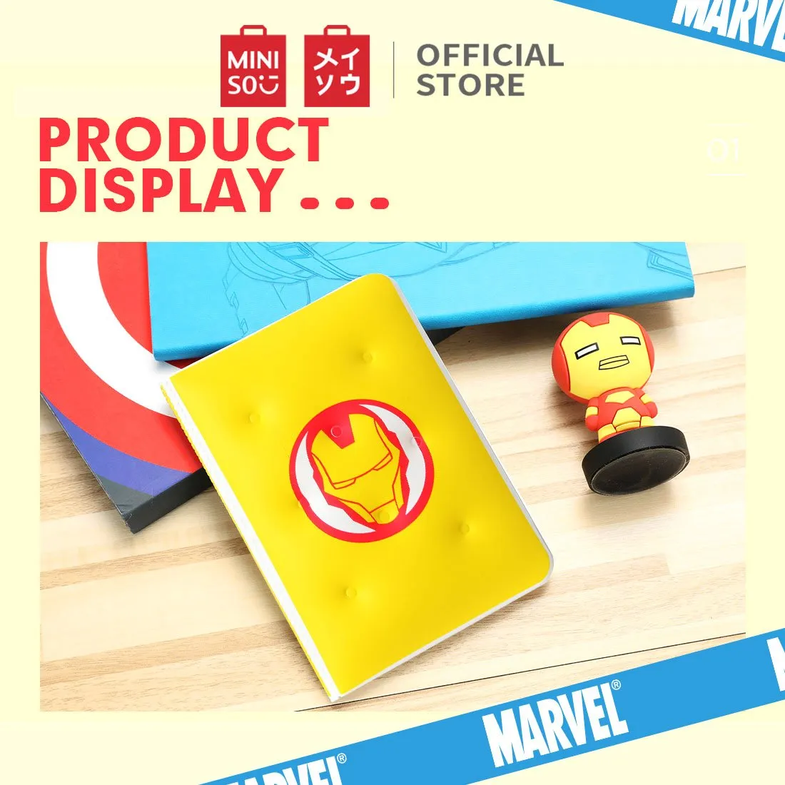 MINISO x Marvel - Simple Passport Holder Travel Wallet Cover