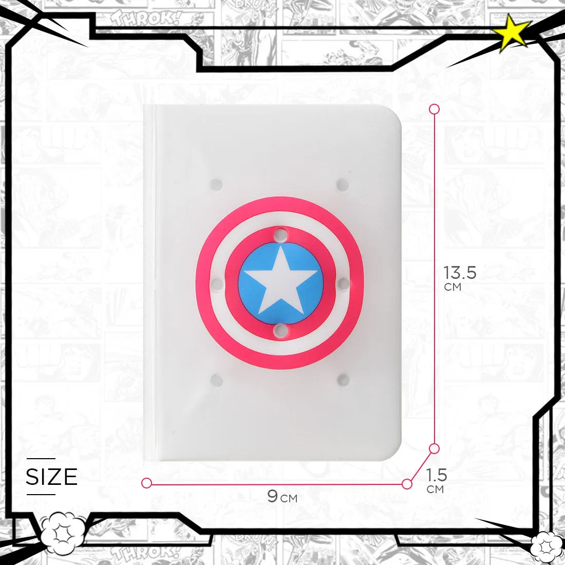 MINISO x Marvel - Simple Passport Holder Travel Wallet Cover