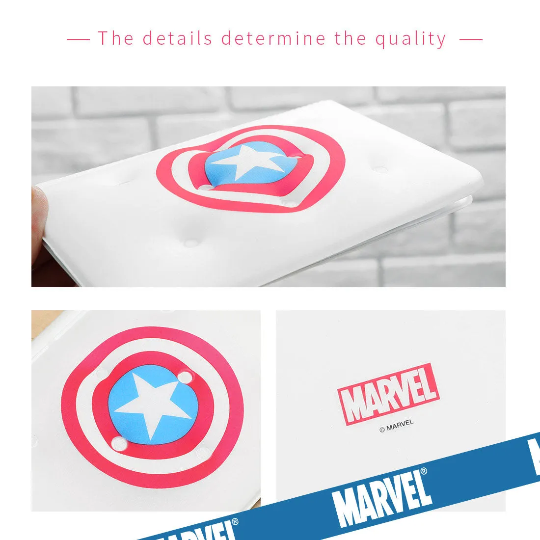 MINISO x Marvel - Simple Passport Holder Travel Wallet Cover