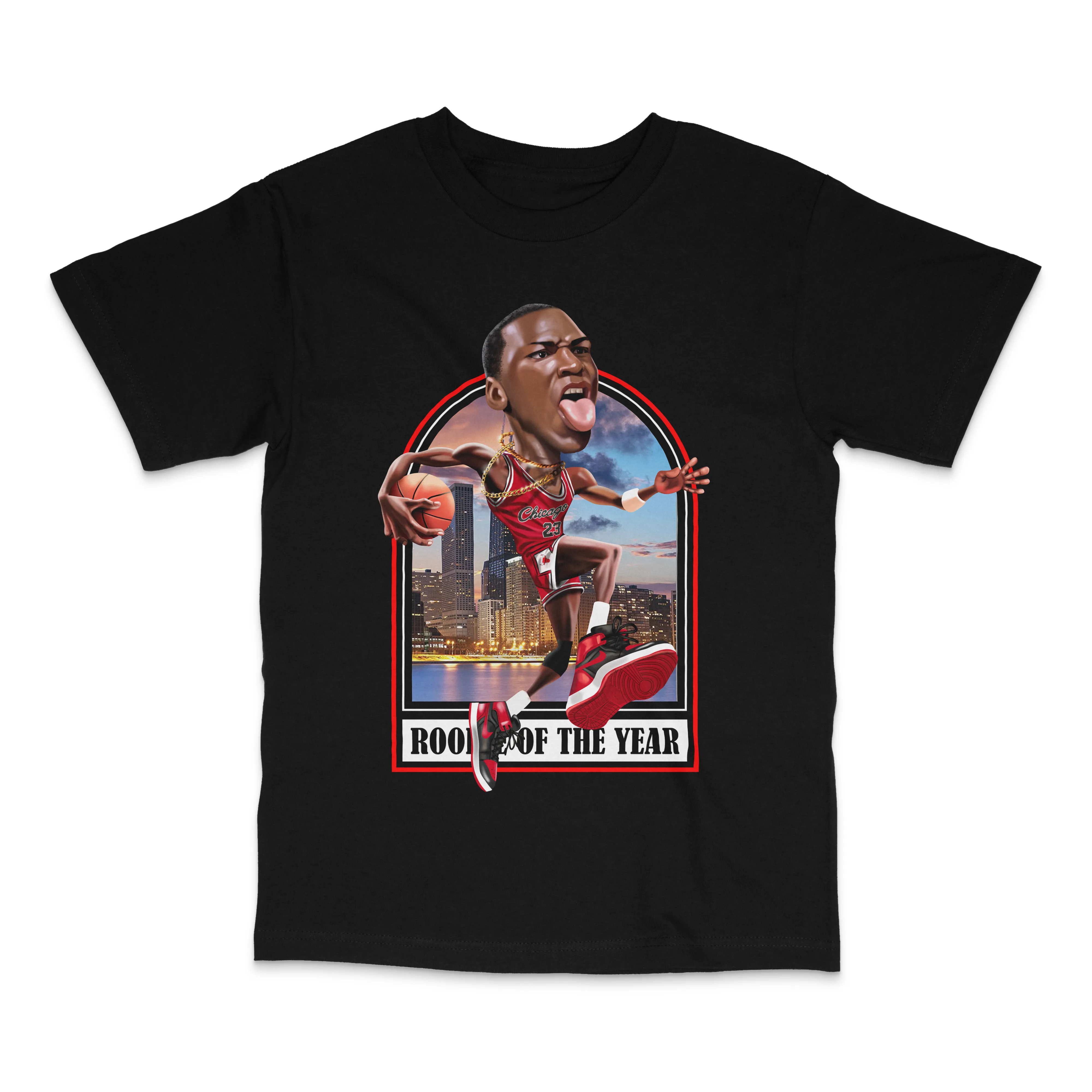 Mj Rookie Black Tee