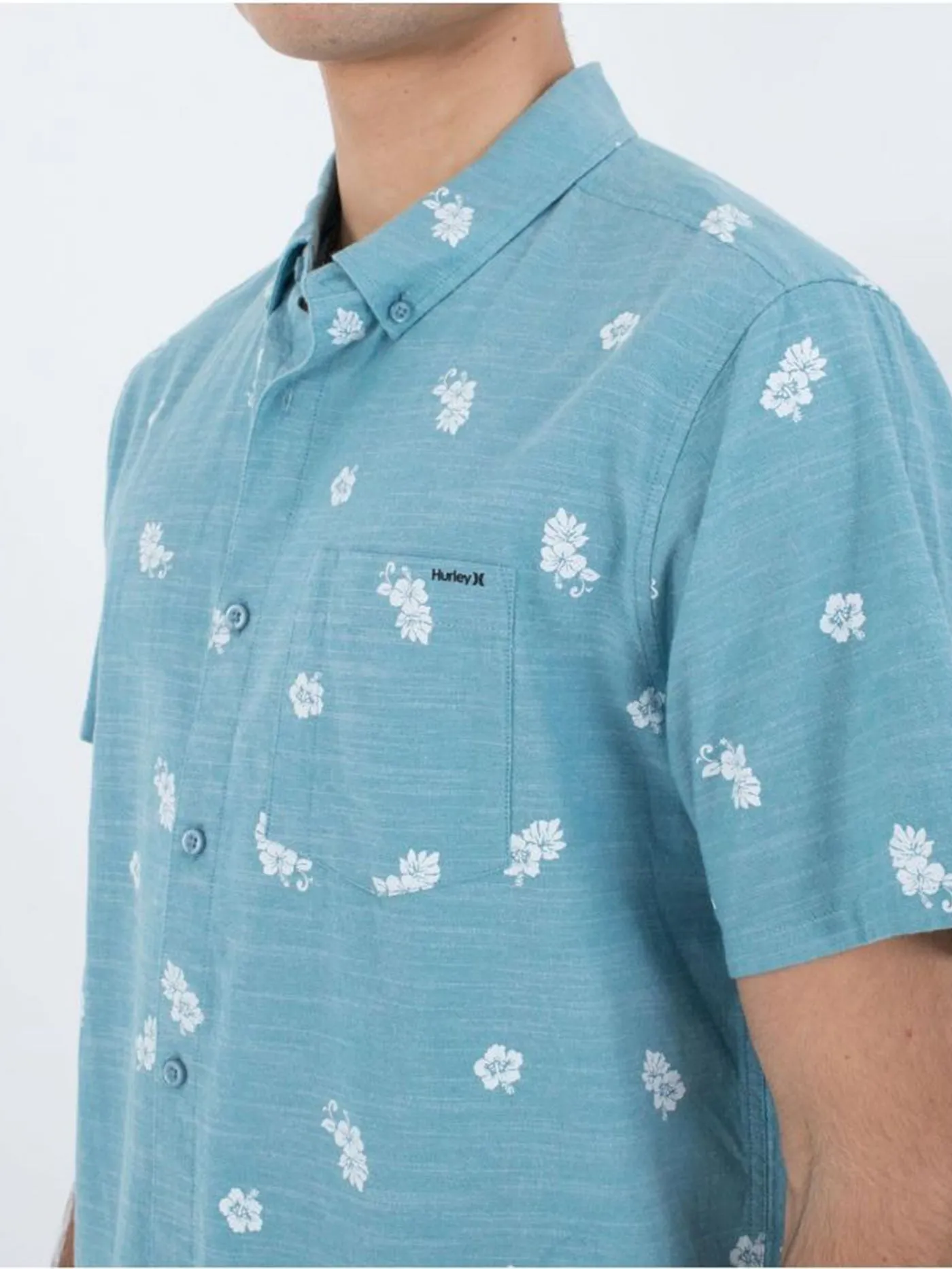 One & Only Stretch Print Short Sleeve Buttondown Shirt