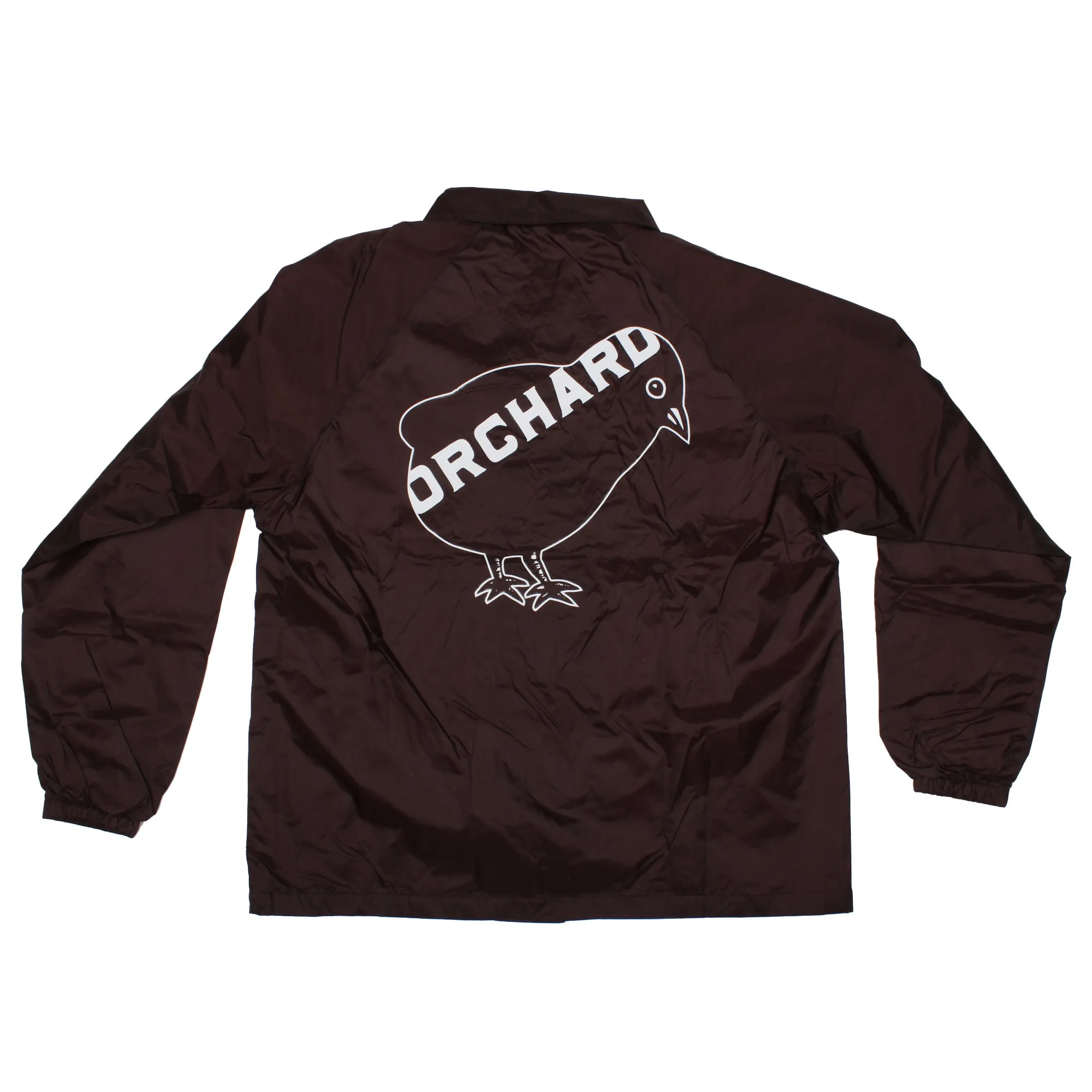 Orchard Bird Outline Coach's Jacket Dark Chocolate