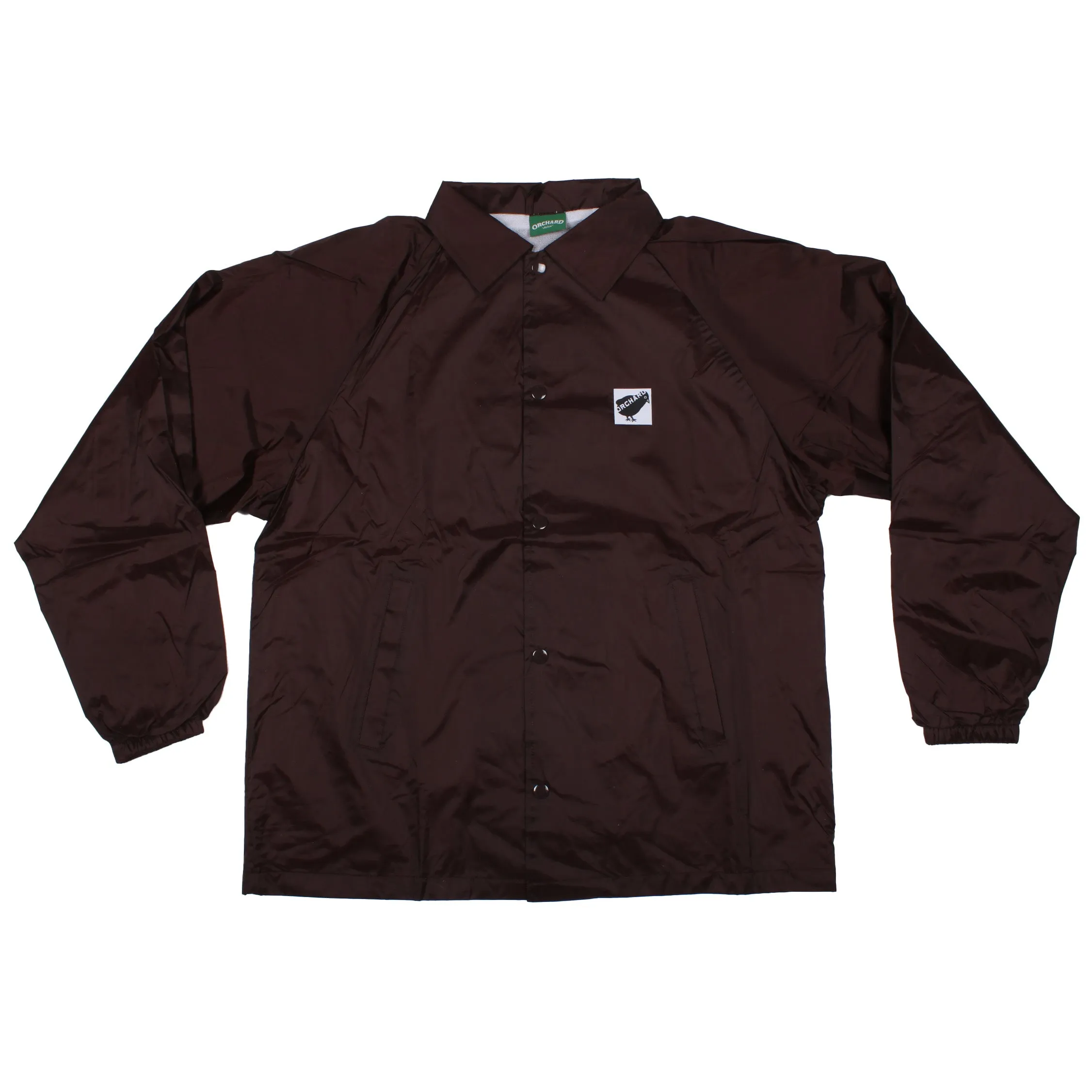 Orchard Bird Outline Coach's Jacket Dark Chocolate