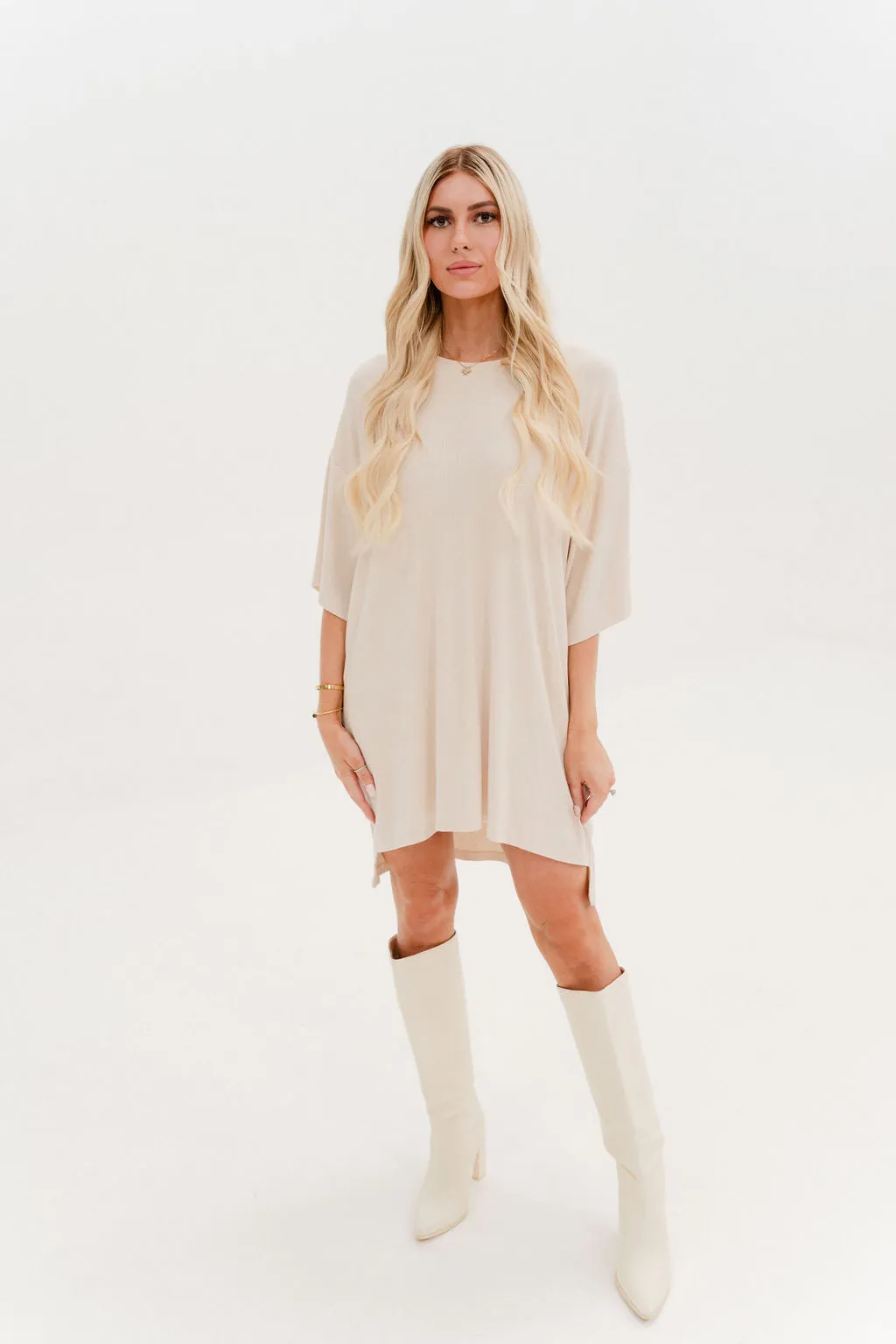 Out Of Pocket Dress Oatmeal