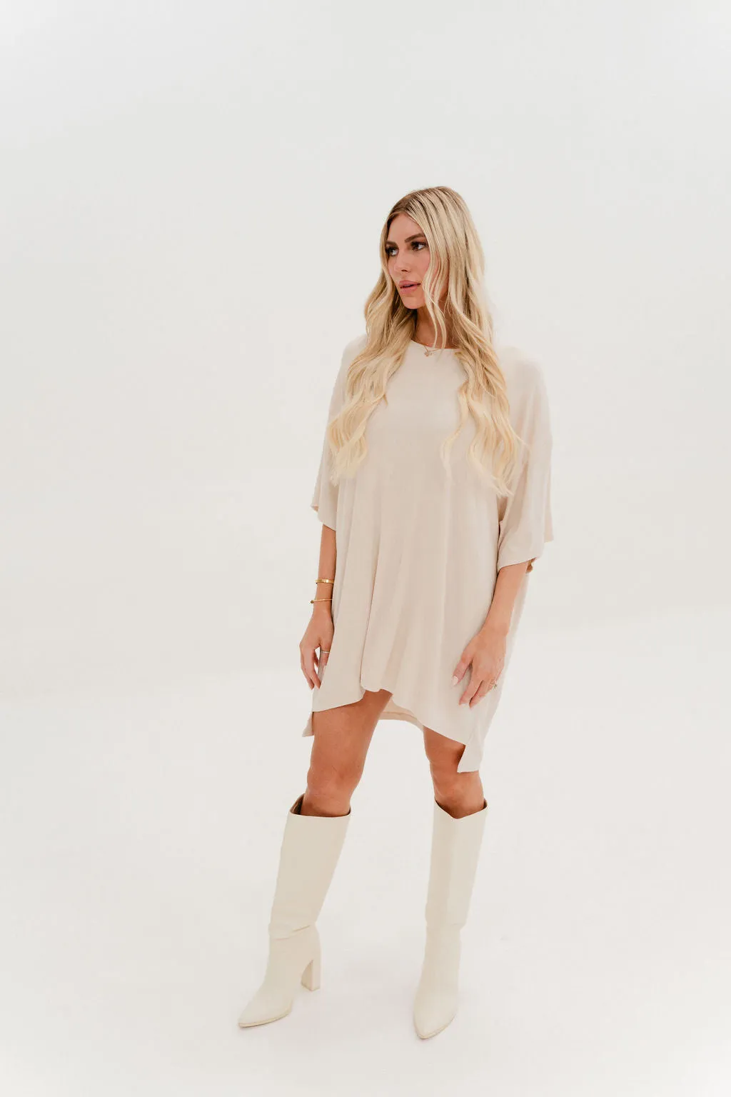 Out Of Pocket Dress Oatmeal