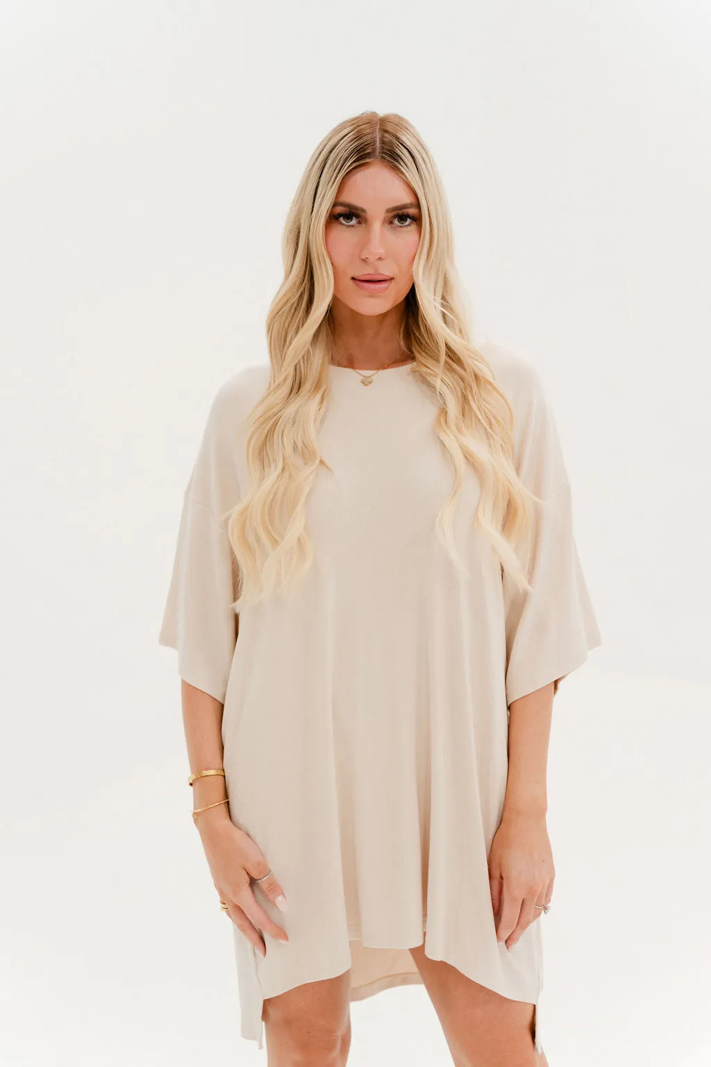 Out Of Pocket Dress Oatmeal