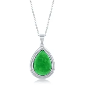 Pear Jade Pendant