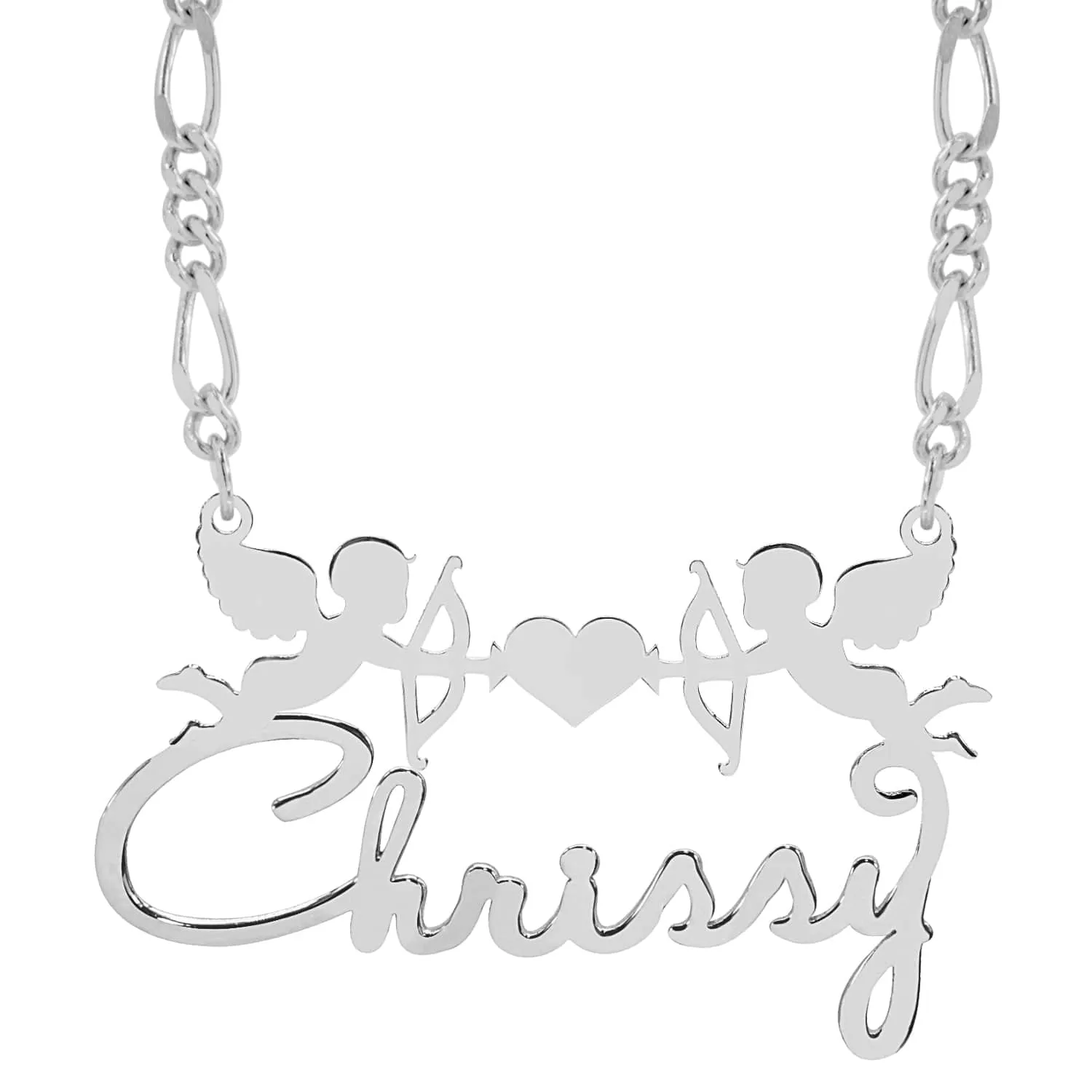 Personalized Cupid Name Necklace