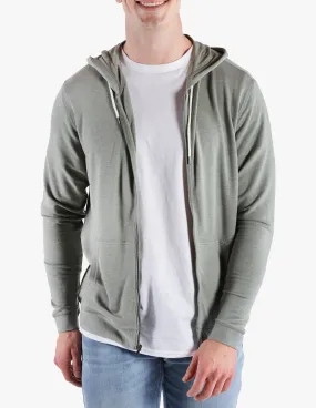 PINE CASHMERE ZIP UP