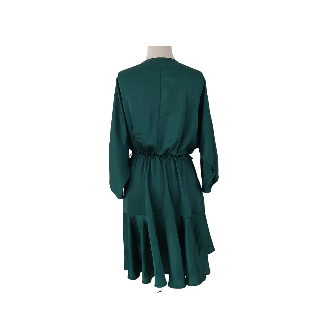 Roseason Emerald Green Frill Dress | Brand New |