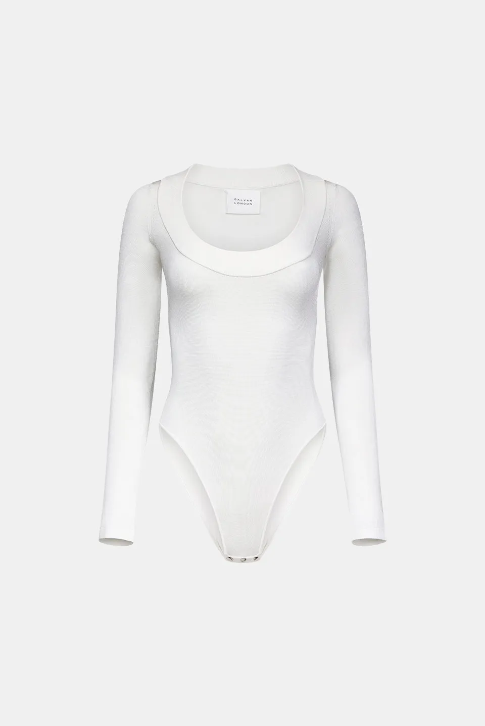 SASHA BALLET NECK BODY - WHITE