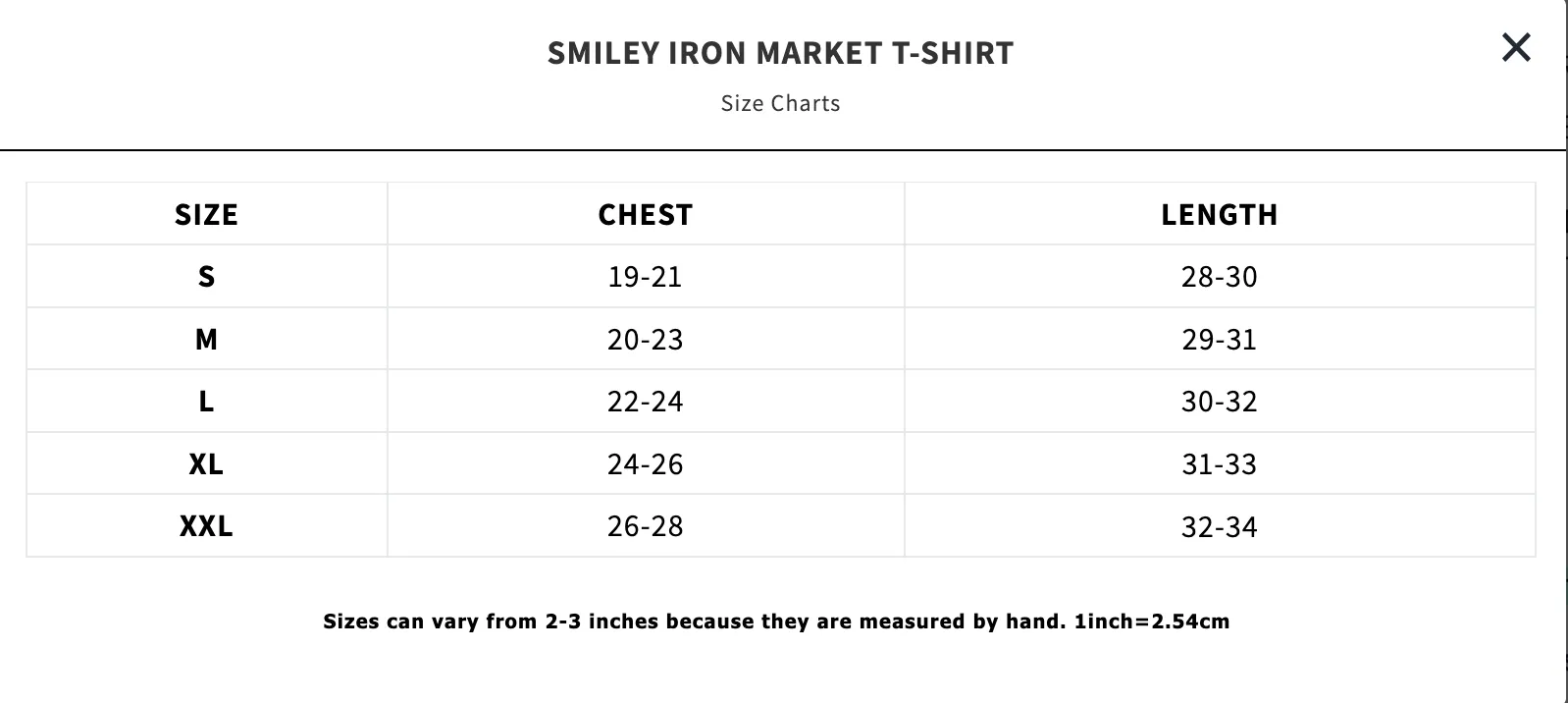 SMILEY IRON MARKET TEE