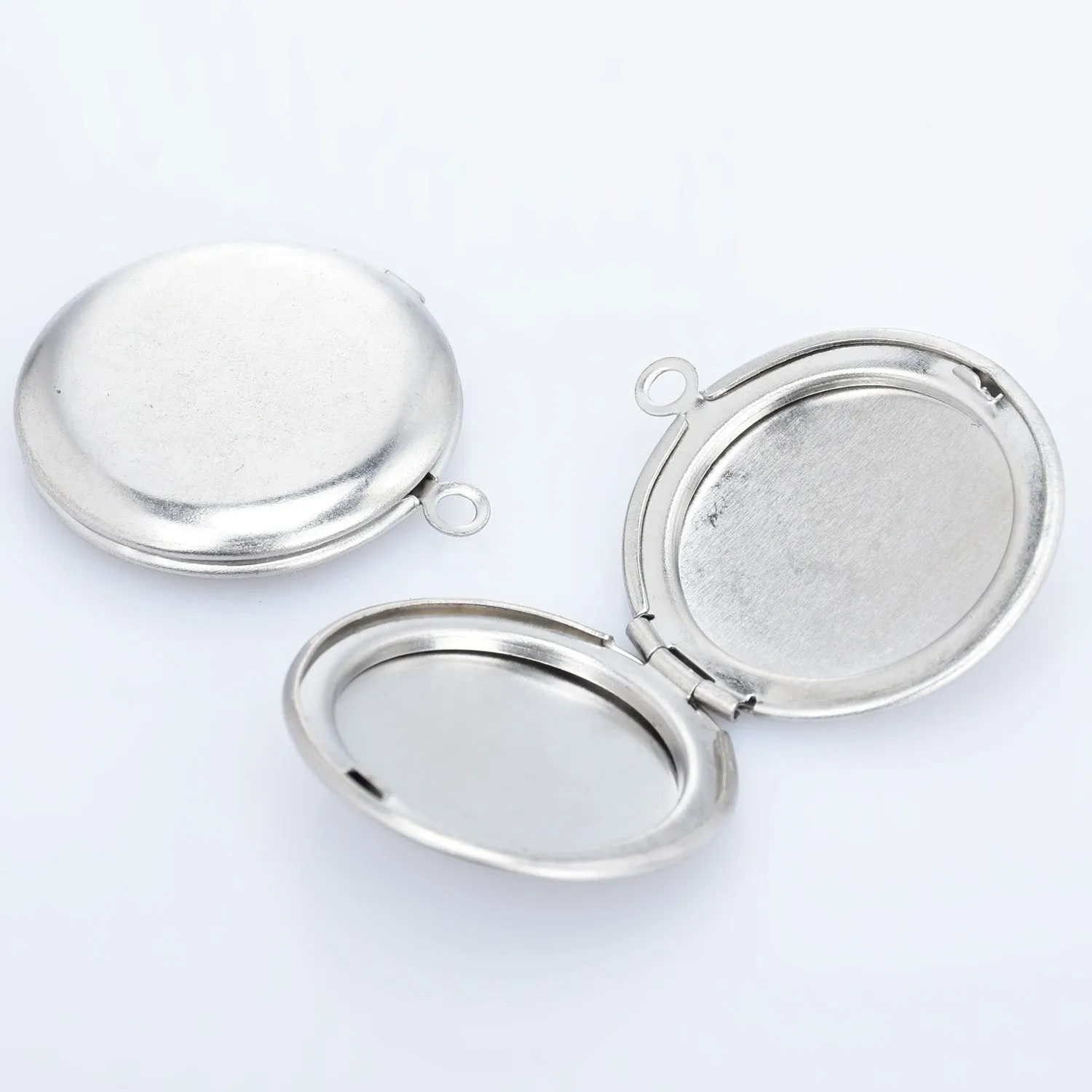 Stainless Steel High Quality Locket Pendant Charm Photo Frame Charm for Locket Necklace 5pcs 10277