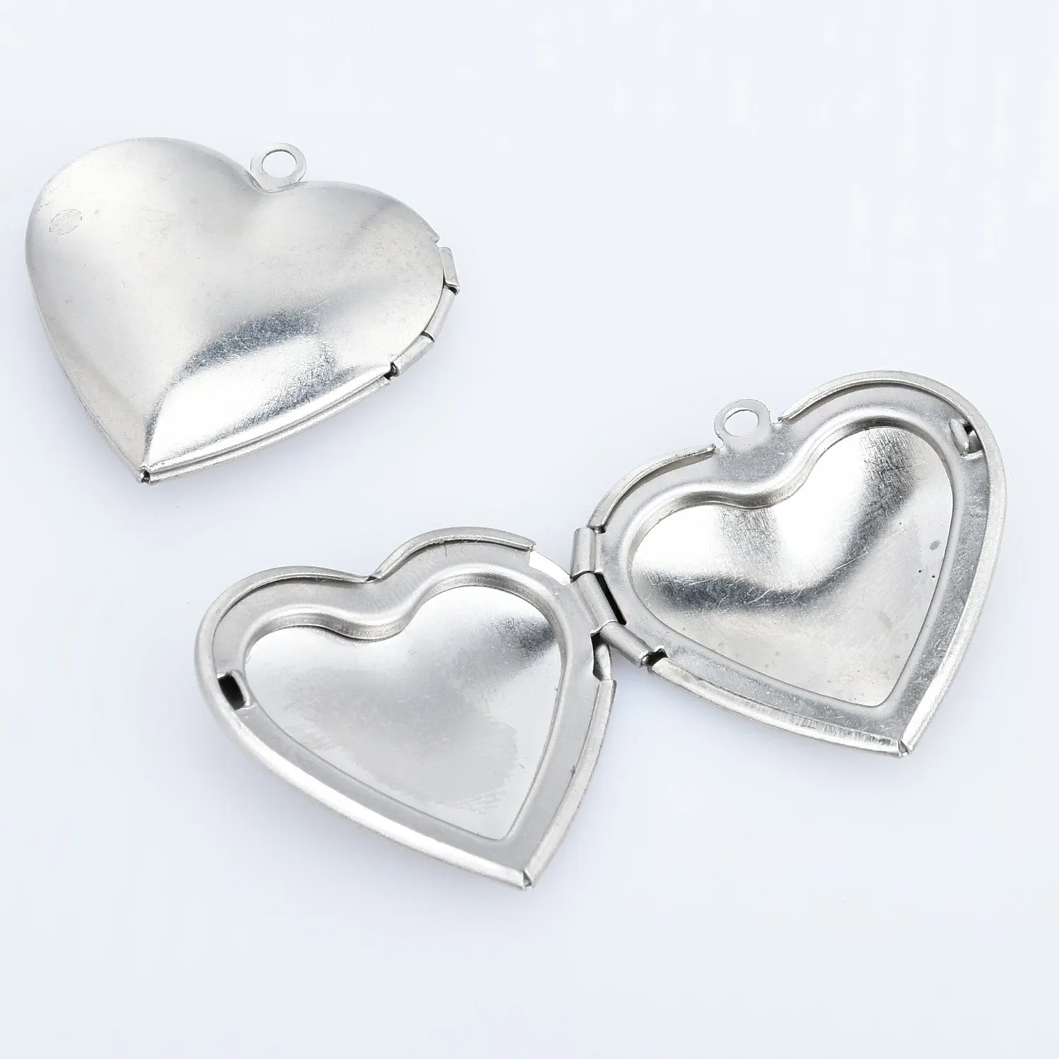 Stainless Steel High Quality Locket Pendant Charm Photo Frame Charm for Locket Necklace 5pcs 10277