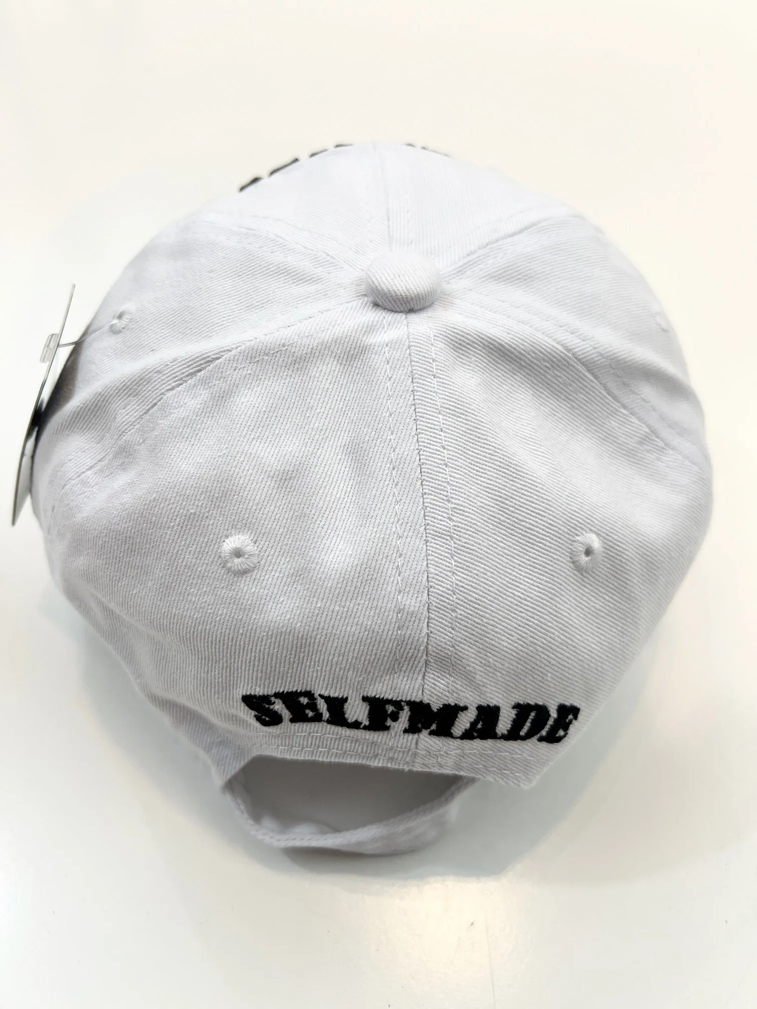 US Cotton Self Made Dad Hat (White) / 2 for $15