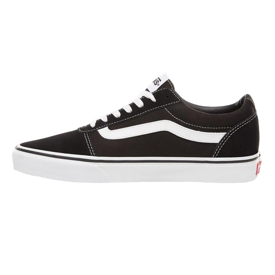 Vans men's sneakers shoe in canvas and suede leather Ward VN0A36EMC4R1 black-white