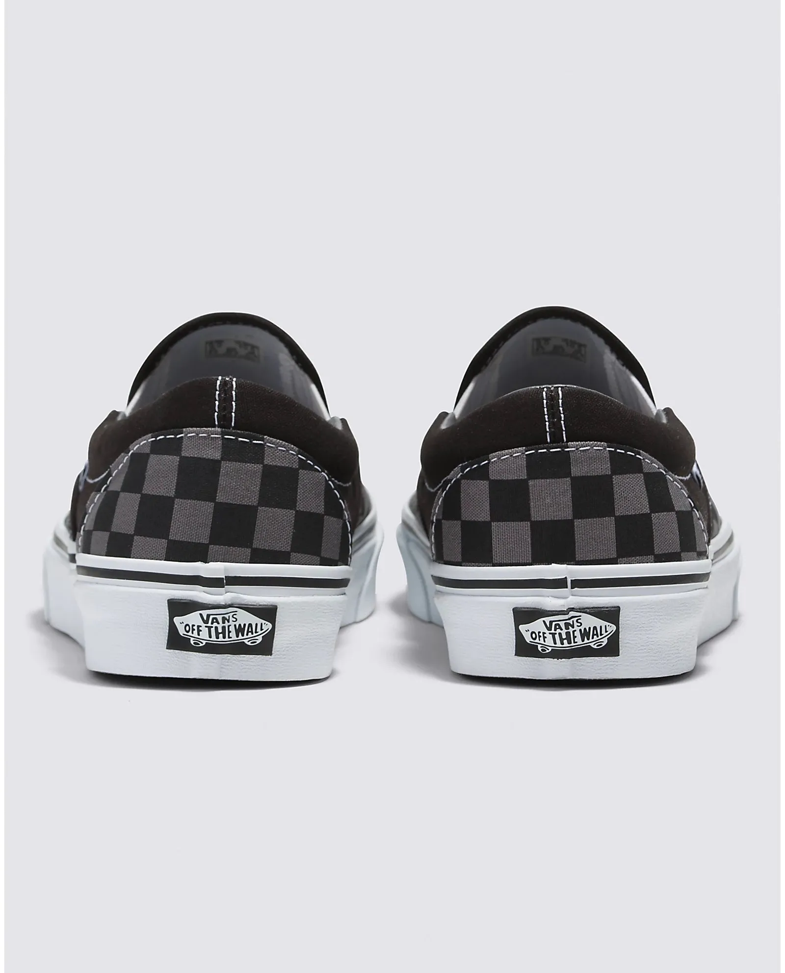 VANS UNISEX Classic Slip-On Checkerboard Shoe (Black/Pewter Check)